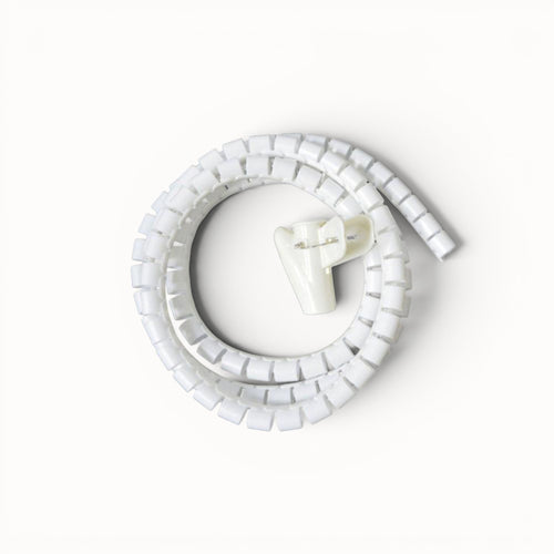 Cable spine on a white background