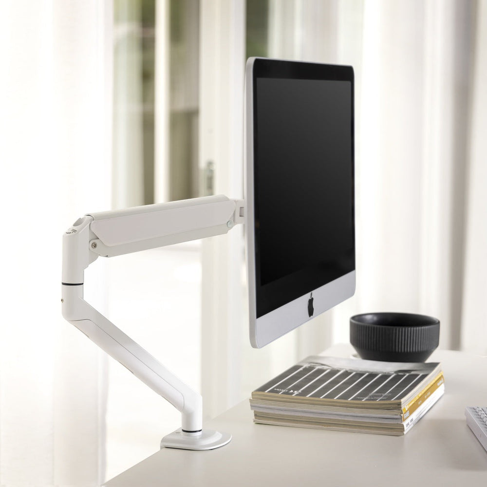 Monitor holder on a white background